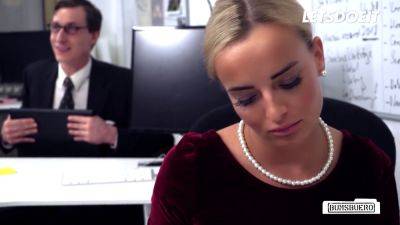 Blonde bombshell Victoria Pure gives her boss a wild ride with her big ass & mouth - sexu.com - Germany