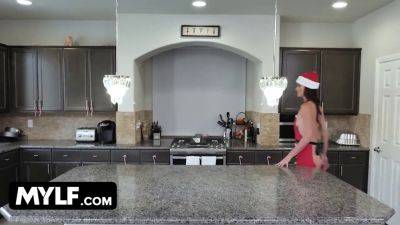 Sofie Marie - Marie - Sofie - Sofie Marie's Skinny Christmas Pussy Bakes with Messy Holiday Cock - sexu.com