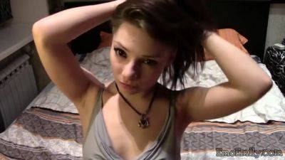 Sexy Emo teen fingers her pussy solo - txxx.com