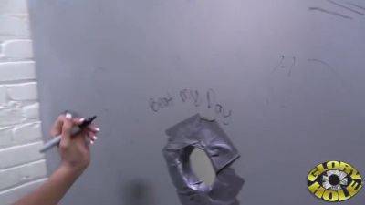 Tiffany Fox - Tiffany Fox In Glory Hole Blowjob, Spunk In Mouth Bbc - upornia.com