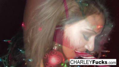 Charley Chase - Charley - Watch Charley Chase take on a massive Christmas dick in HD video - sexu.com