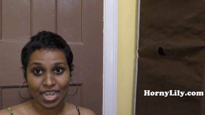Sloppy Blowjob - Desi Indian Lily gets paid for a deepthroat and sloppy blowjob with a hot head - sexu.com - India
