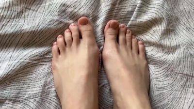 Toes With Beige Pedicure - upornia.com - Germany