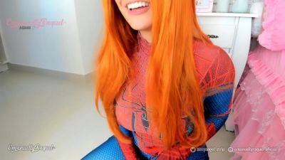 Spider Man Cosplay Fucking With Her Sex Machine Anal Sex With Mary Jane - hclips.com
