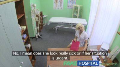 Tracy Lindsay - Tracy Lindsay gets a hardcore reality fuck from her patient in the fakehospital - sexu.com - Czech Republic