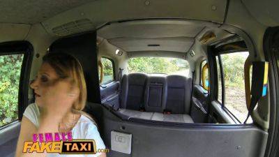 Big titted female taxi driver gets her tight body drenched in cum - sexu.com