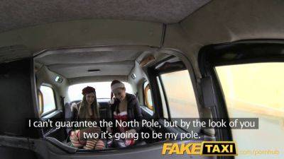 Tina Kay - Stella Cox - Tina - Stella Cox & Tina Kay get naughty in a fake taxi for the ultimate pleasure - sexu.com - Lithuania