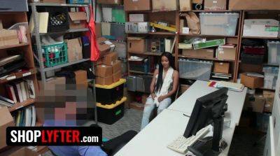 Naughty 18-year-old shoplifter punished with rough sex & domination by security guard - sexu.com - Usa