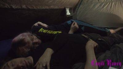 Best Friends Almost Get Caught Fucking In A Tent - upornia.com