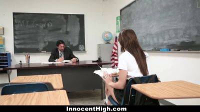 Tommy Gunn - Jade Amber - Principal Tommy Gunn pounds innocenthigh schoolgirl in classroom roleplay - sexu.com