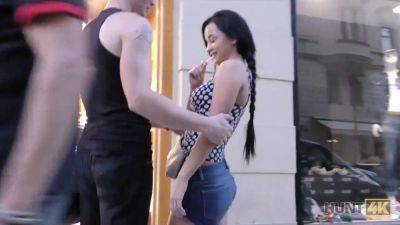 Watch as a Czech teen gets picked up & fucked for cash in POV reality video - sexu.com - Czech Republic