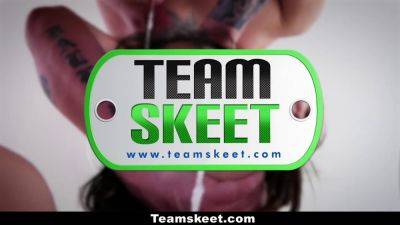 Jennifer White - Teal Conrad - Amber, Taylor, and friends get their shaved pussies creamed and jizzed in Best of TeamSkeet's Best of 2017 Comp - sexu.com