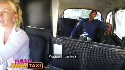 Lex - Licky Lex's Czech pussy stretched by Big Black Cock in Fake Taxi backseat fuck frenzy - sexu.com - Czech Republic