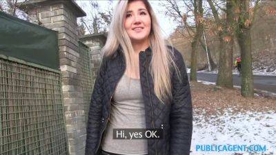 Cute Russian Lees Anne Gets Pounded in Public by a stranger for Cash - sexu.com - Russia