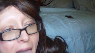 Milf With Glasses Suck Dick And Get Facial - hclips.com