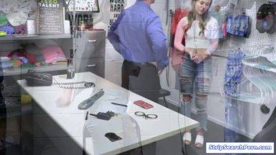 Teen Shoplifter Blowjobs Then Fucked By Store Officer - hotmovs.com