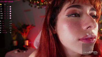 Do U Love The Saliva Play ? Look How The Delicious Redhead Arii Make A Sloppy Blowjob, And Enjoy It - upornia.com