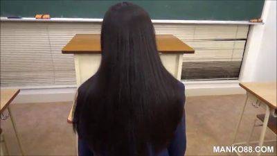 Japanese student gets a wet creampie from her teacher - sexu.com - Japan