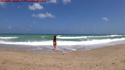 Having Fun With Hot Italian Girl In A Nude Beach - upornia.com - Italy