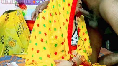 Indian Desi Annu Bhabhi Ko Dever Ne Tabdtod Hand Chudai Clear Hindi Vioce - hclips.com - India