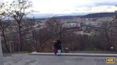 Rothaarige gets picked up and fucks for cash in POV reality video - sexu.com - Czech Republic
