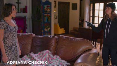 Adriana Chechik - Riley Reid - Adriana Chechik & Riley Reid get wild with thief in full scene - sexu.com