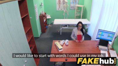 Francys Belle's tight Portuguese pussy stretched wide by fake hospital doctor's thick cock - sexu.com - Czech Republic - Portugal