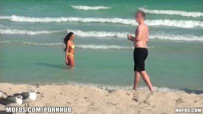 Allie Haze - Rahyndee - Watch Rahyndee James & Allie haze get their tight asses drilled hard on the beach - sexu.com