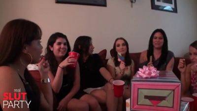 Watch Did Someone Need Some Cocking: A Wild Brunette Party with Big Tits and Pussy Licking! - sexu.com