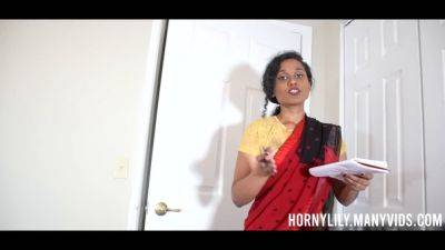 Horny Lily Hindi gets creampied inside Tutor's Mom's Friend's House - sexu.com - India