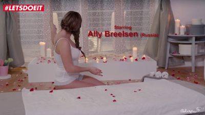 Ally Breelsen - Ally Breelsen gets a Valentine's Day massage with a tight pussy massage - sexu.com