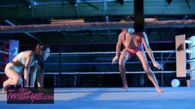 Milana Ricci & Ashley Adams get kinky with Porhub in a hot wrestling match - sexu.com