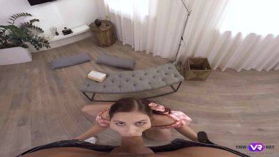 Antonia Sainz - Antonia Sainz gets a hardcore spanking & facial in virtual reality - sexu.com