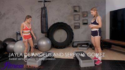 Jayla De-Angelis - Jayla De Angelis and Sereyna Gomez have a steamy lesbian gym session in Fitness Room - sexu.com - Poland - Czech Republic