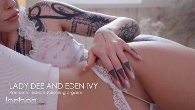 Eden Ivy - Eden Ivy and her Czech girlfriend scissor in a hot lesbian threesome - sexu.com - Canada - Czech Republic