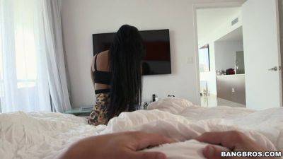 Aaliyah Grey gets woken up to a hardcore interracial POV fuck - sexu.com