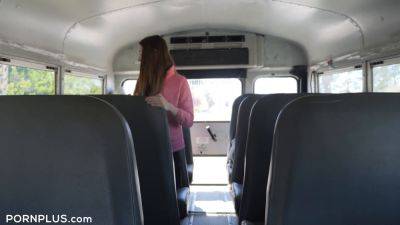 Myra Glasford - Myra Glasford and Tiny Red Head Schoolgirl go wild on a big dicked bus driver - sexu.com