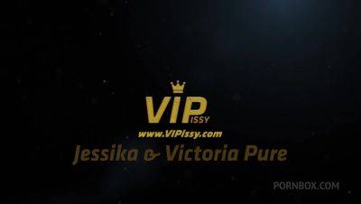 Victoria Pure - Lapping Those Streams with Victoria Pure,Jessika by VIPissy - PissVids - hotmovs.com