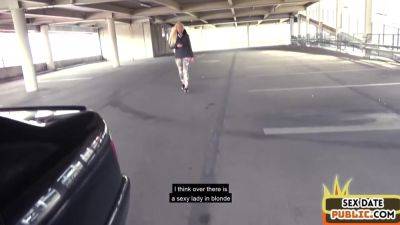 Real POV MILF fucked outdoor on public parking by sex date - hotmovs.com