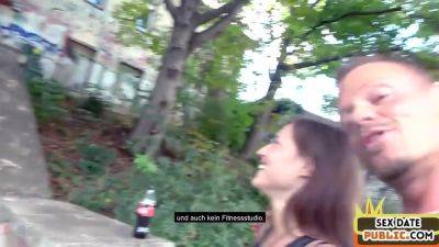 Cute amateur babe public fucked outdoor by blind sex date - hotmovs.com