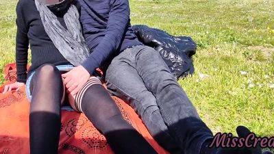 208 Pussy Flash - Stepmom Caught By Stepson At A Park Masturbating In Front Of Everyone - Miss Creamy - hotmovs.com - France