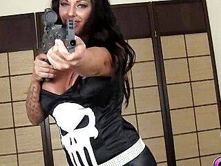 Cute Punisher Has Huge Tits - theyarehuge.com