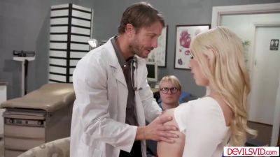 Kay Lovely - Kay Love - The Doctor, Big T And Kay Love In Doctor Fucks Patient In Front Of Husband - upornia.com