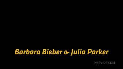 Barbara Bieber - Julia Parker - Bathroom Babes with Julia Parker,Barbara Bieber by VIPissy - PissVids - hotmovs.com