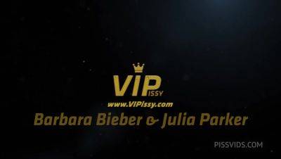 Barbara Bieber - Julia Parker - Bathroom Babes with Julia Parker,Barbara Bieber by VIPissy - PissVids - hotmovs.com